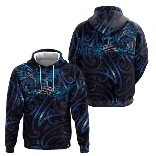 New Zealand New Year-Matariki Hoodie Aotearoa Maori Tattoo Galaxy Sky