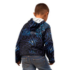 New Zealand New Year-Matariki Kid Hoodie Aotearoa Maori Tattoo Galaxy Sky