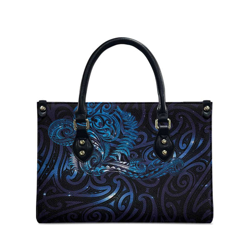 New Zealand New Year-Matariki Leather Bag Aotearoa Maori Tattoo Galaxy Sky