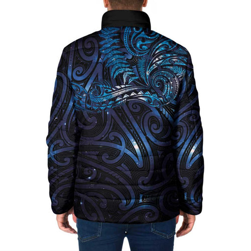 New Zealand New Year-Matariki Padded Jacket Aotearoa Maori Tattoo Galaxy Sky