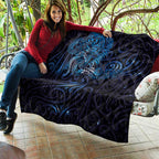 New Zealand New Year-Matariki Quilt Aotearoa Maori Tattoo Galaxy Sky