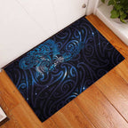 New Zealand New Year-Matariki Rubber Doormat Aotearoa Maori Tattoo Galaxy Sky