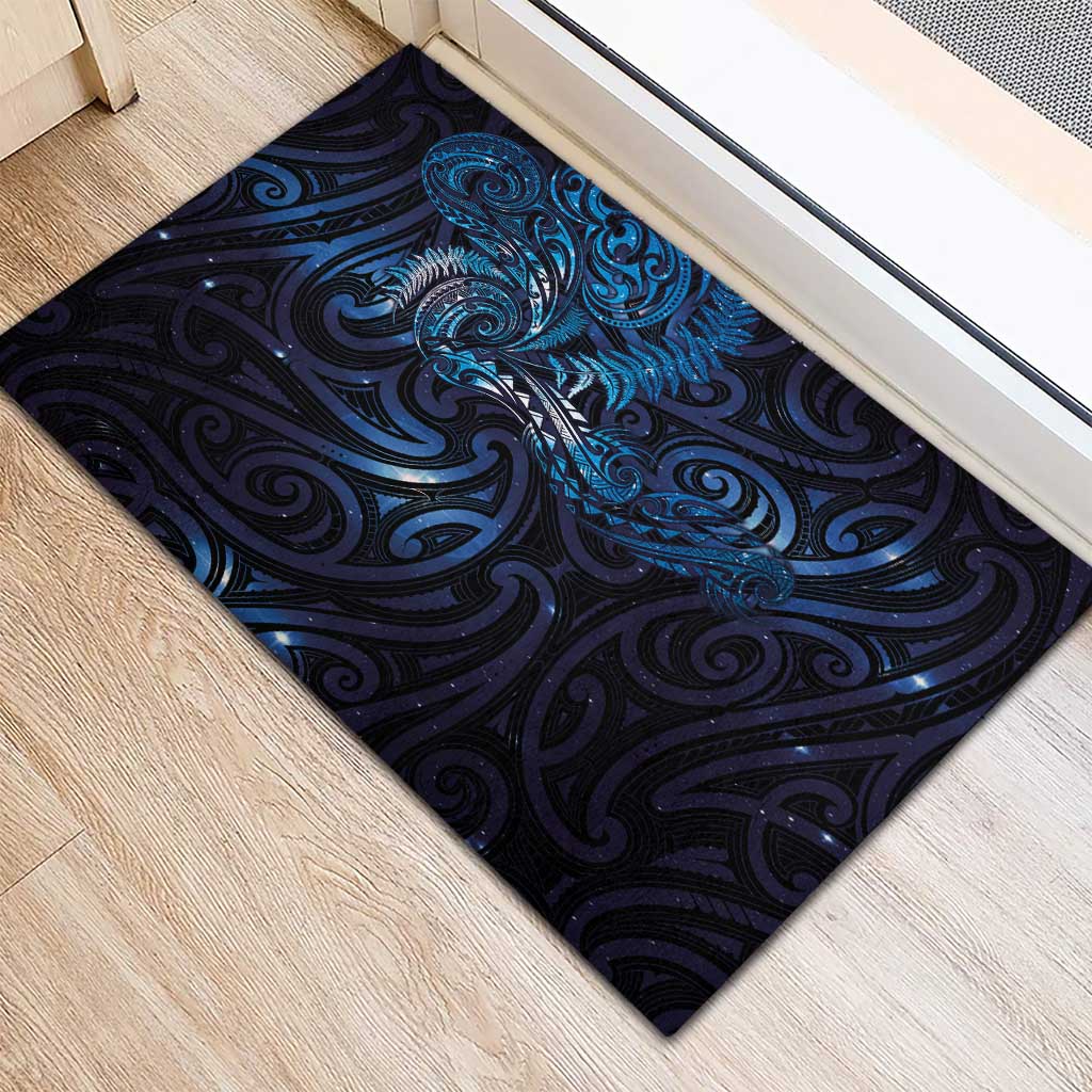 New Zealand New Year-Matariki Rubber Doormat Aotearoa Maori Tattoo Galaxy Sky