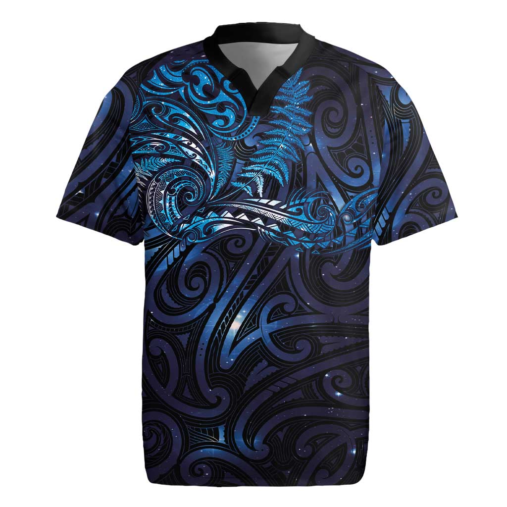 New Zealand New Year-Matariki Rugby Jersey Aotearoa Maori Tattoo Galaxy Sky