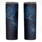 New Zealand New Year-Matariki Skinny Tumbler Aotearoa Maori Tattoo Galaxy Sky