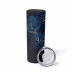New Zealand New Year-Matariki Skinny Tumbler Aotearoa Maori Tattoo Galaxy Sky