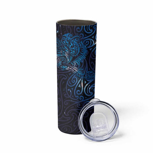 New Zealand New Year-Matariki Skinny Tumbler Aotearoa Maori Tattoo Galaxy Sky