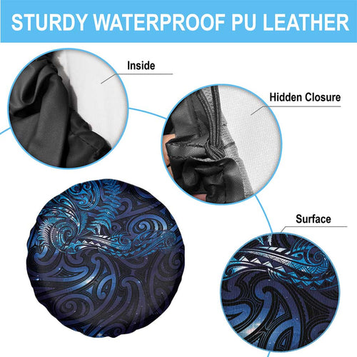 New Zealand New Year-Matariki Spare Tire Cover Aotearoa Maori Tattoo Galaxy Sky
