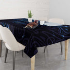 New Zealand New Year-Matariki Tablecloth Aotearoa Maori Tattoo Galaxy Sky