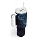 New Zealand New Year-Matariki Tumbler With Handle Aotearoa Maori Tattoo Galaxy Sky