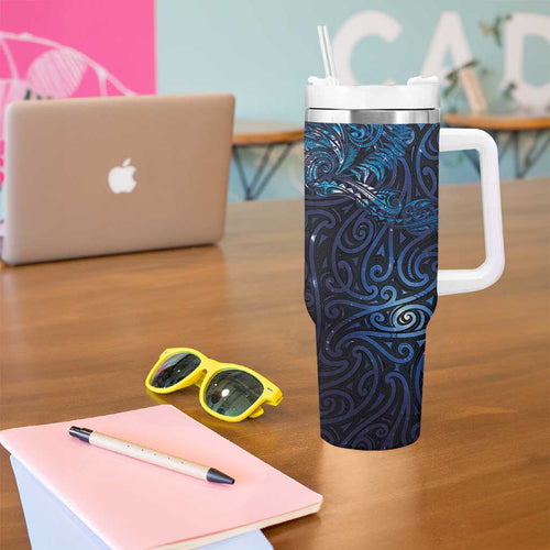 New Zealand New Year-Matariki Tumbler With Handle Aotearoa Maori Tattoo Galaxy Sky