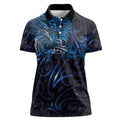 New Zealand New Year-Matariki Women Polo Shirt Aotearoa Maori Tattoo Galaxy Sky