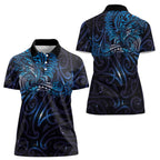 New Zealand New Year-Matariki Women Polo Shirt Aotearoa Maori Tattoo Galaxy Sky