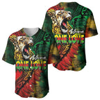 Aotearoa One Love Baseball Jersey Reggae Lion with Kakahu Huruhuru