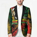 Aotearoa One Love Blazer Reggae Lion with Kakahu Huruhuru