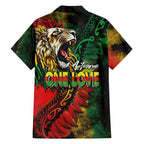 Aotearoa One Love Family Matching Mermaid Dress and Hawaiian Shirt Reggae Lion with Kakahu Huruhuru