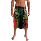 Aotearoa One Love Lavalava Reggae Lion with Kakahu Huruhuru