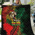 Aotearoa One Love Quilt Reggae Lion with Kakahu Huruhuru