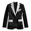 Custom Aotearoa Rugby Blazer Fern Blacks-Traditional Maori Motifs Design