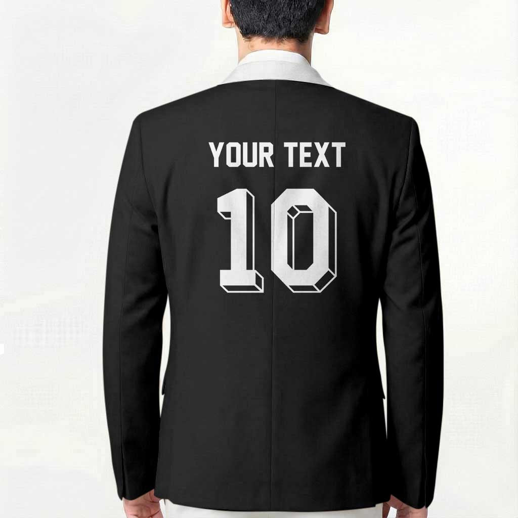 Custom Aotearoa Rugby Blazer Fern Blacks-Traditional Maori Motifs Design