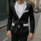 Custom Aotearoa Rugby Blazer Fern Blacks-Traditional Maori Motifs Design