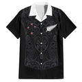 Custom Aotearoa Rugby Hawaiian Shirt Fern Blacks-Traditional Maori Motifs Design