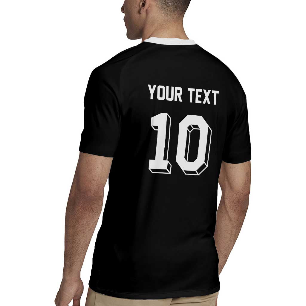 Custom Aotearoa Rugby Rugby Jersey Fern Blacks-Traditional Maori Motifs Design