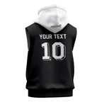 Custom Aotearoa Rugby Sleeveless Zip Hoodie Fern Blacks-Traditional Maori Motifs Design