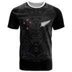 Custom Aotearoa Rugby T Shirt Fern Blacks-Traditional Maori Motifs Design