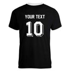 Custom Aotearoa Rugby Women V-Neck T-Shirt Fern Blacks-Traditional Maori Motifs Design