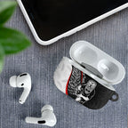 Personalised Aotearoa Lawn Bowls AirPods Case Maori Warrior and Silver Fern Sporty Style