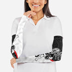 Personalised Aotearoa Lawn Bowls Arm Sleeves Maori Warrior and Silver Fern Sporty Style