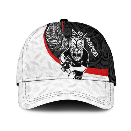 Aotearoa Lawn Bowls Classic Cap Maori Warrior and Silver Fern Sporty Style