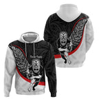 Personalised Aotearoa Lawn Bowls Hoodie Maori Warrior and Silver Fern Sporty Style
