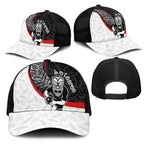 Aotearoa Lawn Bowls Mesh Trucker Cap Maori Warrior and Silver Fern Sporty Style