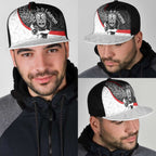 Aotearoa Lawn Bowls Mesh Trucker Cap Maori Warrior and Silver Fern Sporty Style