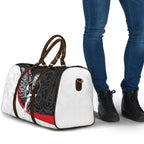 Personalised Aotearoa Lawn Bowls Travel Bag Maori Warrior and Silver Fern Sporty Style