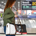 Personalised Aotearoa Lawn Bowls Travel Bag Maori Warrior and Silver Fern Sporty Style
