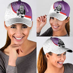Aotearoa Lawn Bowls Classic Cap Maori Warrior and Silver Fern Sporty Style Purple