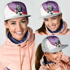 Aotearoa Lawn Bowls Mesh Trucker Cap Maori Warrior and Silver Fern Sporty Style Purple