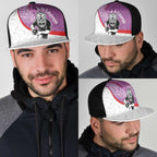 Aotearoa Lawn Bowls Mesh Trucker Cap Maori Warrior and Silver Fern Sporty Style Pink