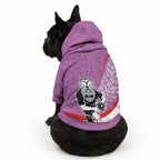 Personalised Aotearoa Lawn Bowls Pet Hoodie Maori Warrior and Silver Fern Sporty Style Pink