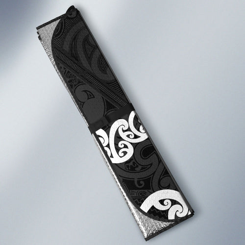 Personalised Aotearoa and Australia Lawn Bowls Auto Sun Shade Maori Fern and Aboriginal Pattern