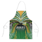 Cook Islands Rugby League Apron Avaiki Tatau Tribal Motifs Black Color - Aussie Hoodie