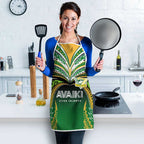 Cook Islands Rugby League Apron Avaiki Tatau Tribal Motifs Black Color - Aussie Hoodie
