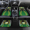 Custom Cook Islands Rugby League Car Mats Avaiki Tatau Tribal Motifs Black Color - Aussie Hoodie