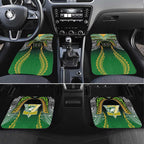 Custom Cook Islands Rugby League Car Mats Avaiki Tatau Tribal Motifs Black Color - Aussie Hoodie