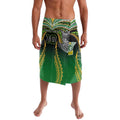 Custom Cook Islands Rugby League Lavalava Avaiki Tatau Tribal Motifs Black Color - Aussie Hoodie