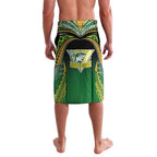 Custom Cook Islands Rugby League Lavalava Avaiki Tatau Tribal Motifs Black Color - Aussie Hoodie