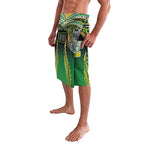 Custom Cook Islands Rugby League Lavalava Avaiki Tatau Tribal Motifs Black Color - Aussie Hoodie